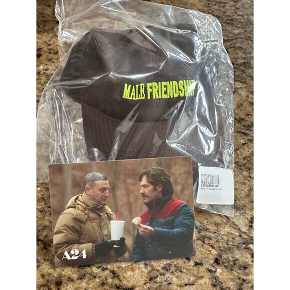 A24 MALE FRIENDSHIP DAD HAT W BONUS POSTCARD - Picture 1 of 3